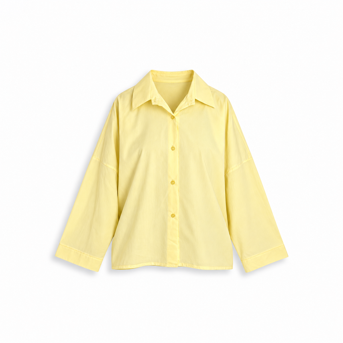 CHEMISE OVERSIZE JAUNE