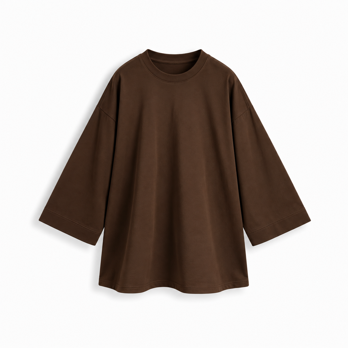 T-SHIRT ESSENTIAL MARRON