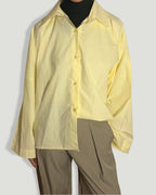 CHEMISE OVERSIZE JAUNE
