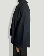 CHEMISE OVERSIZE BLEU NUIT