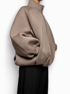 VESTE OVERSIZE TAUPE