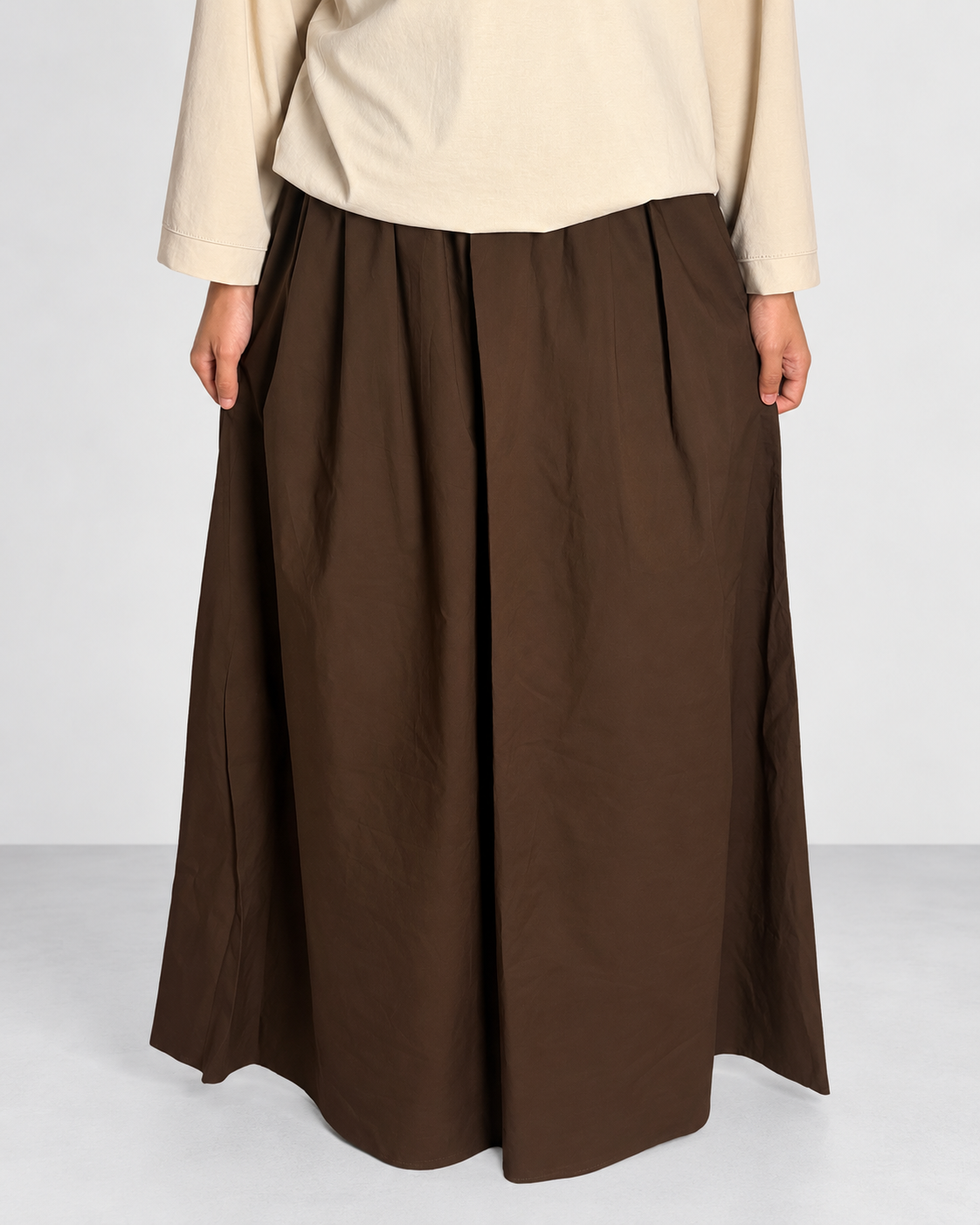 JUPE MARRON