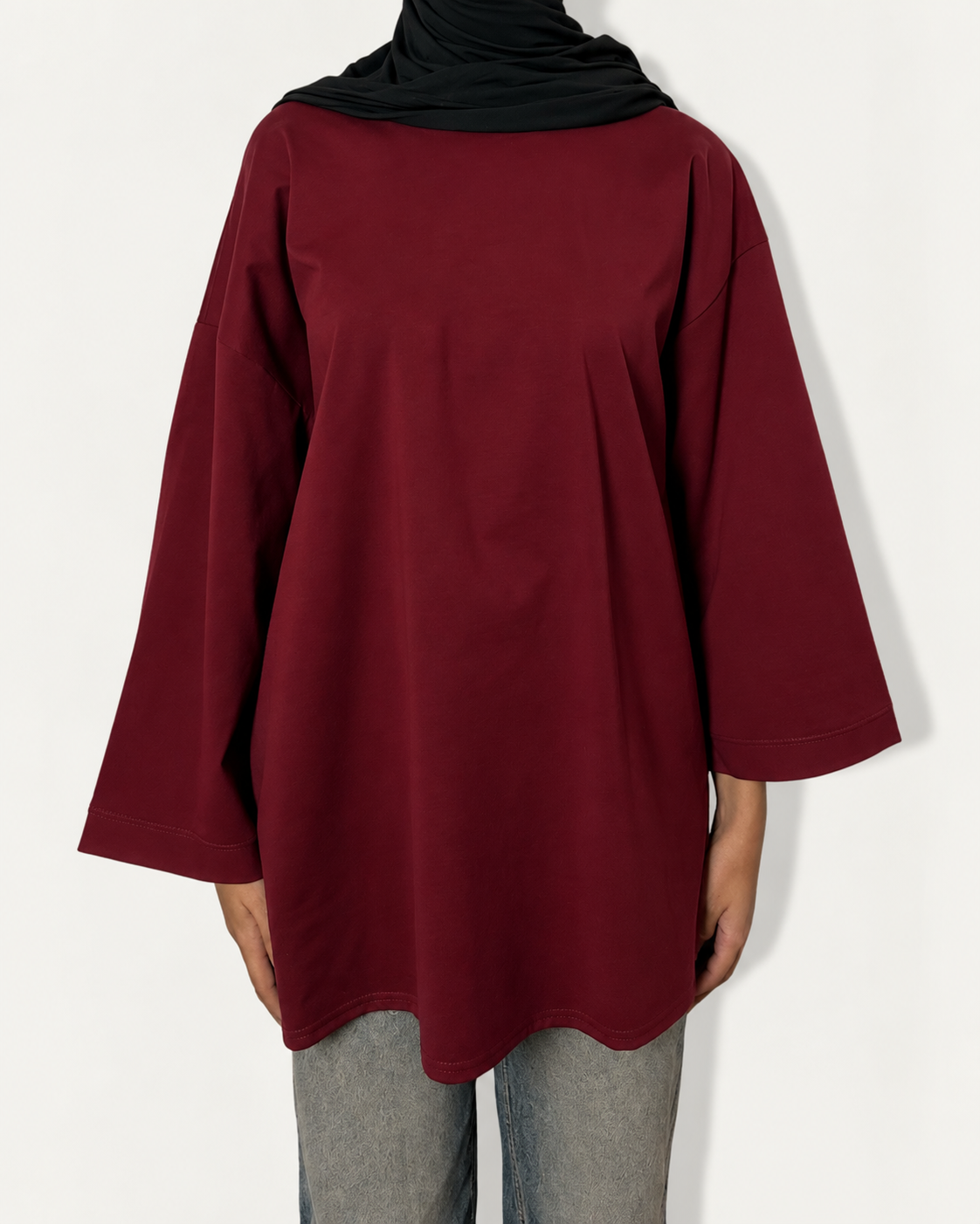 T-SHIRT ESSENTIAL BORDEAUX