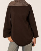 T-SHIRT ESSENTIAL MARRON