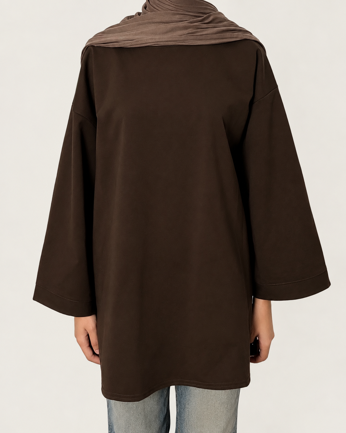 T-SHIRT ESSENTIAL MARRON